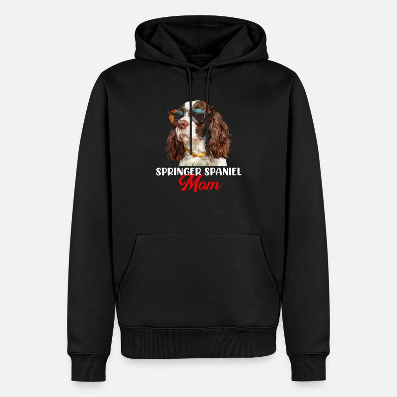 springer spaniel - Männer Premium Bio Hoodie - Schwarz