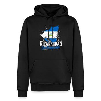 Nicaragua Nicaragisch Nicaraguan And Unstoppable - Männer Premium Bio Hoodie - Schwarz - Vorne - Nico (187cm)