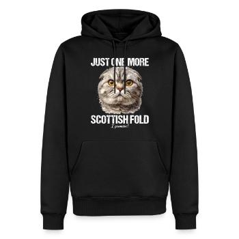 Scottish Fold Kätzchen Scottish Fold Katze - Männer Premium Bio Hoodie - Schwarz - Vorne - Nico (187cm)