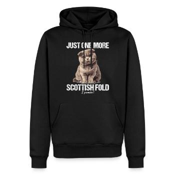 Scottish Fold Kätzchen Scottish Fold Katze - Männer Premium Bio Hoodie - Schwarz - Vorne - Nico (187cm)