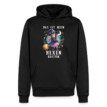 C’est mon costume de sorcière - Sweat à capuche Premium bio Homme - noir - Devant - Nico (187cm)
