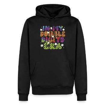 Décoration d’anniversaire à deux chiffres filles 10 - Sweat à capuche Premium bio Homme - noir - Devant - Nico (187cm)