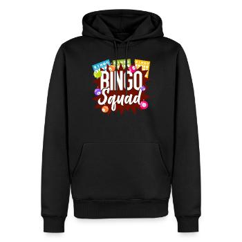 Bingo Player Bingo Squad - Männer Premium Bio Hoodie - Schwarz - Vorne - Nico (187cm)