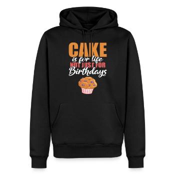 Cake Lover Cake Gift - Männer Premium Bio Hoodie - Schwarz - Vorne - Nico (187cm)