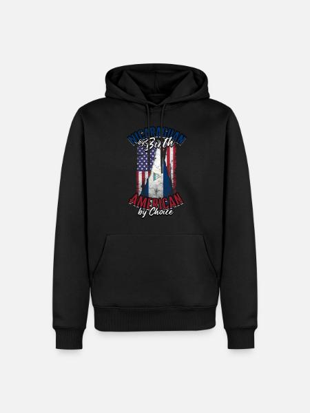 Nicaragua Nicaragisch - Männer Premium Bio Hoodie - Schwarz