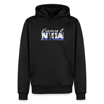 Nicaragua Nicaragisch Keep It Nica - Männer Premium Bio Hoodie - Schwarz - Vorne - Nico (187cm)
