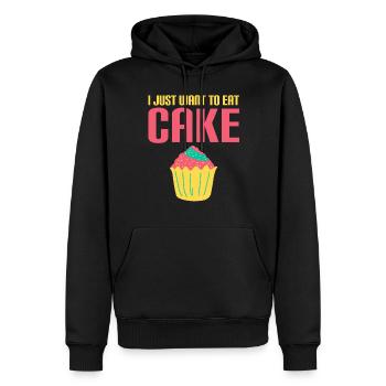 Cake Lover Cake Gift - Männer Premium Bio Hoodie - Schwarz - Vorne - Nico (187cm)