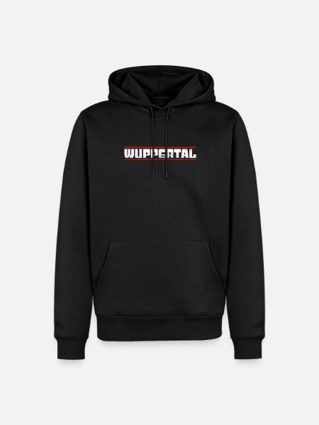 Wuppertal - Men’s Premium Organic Hoodie - black