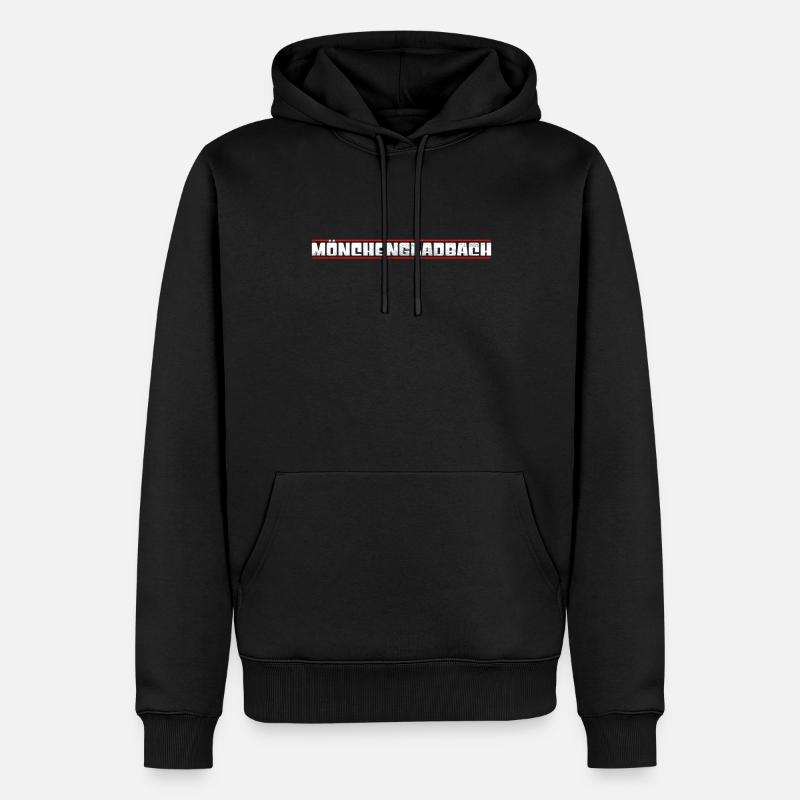 Mönchengladbach - Sweat à capuche Premium bio Homme - noir