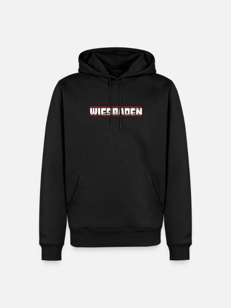 Wiesbaden - Men’s Premium Organic Hoodie - black