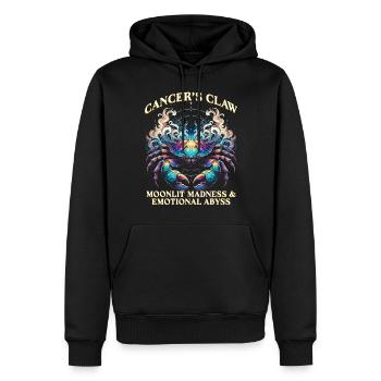 Horoskop Krebs Cancer's Claw - Männer Premium Bio Hoodie - Schwarz - Vorne - Nico (187cm)