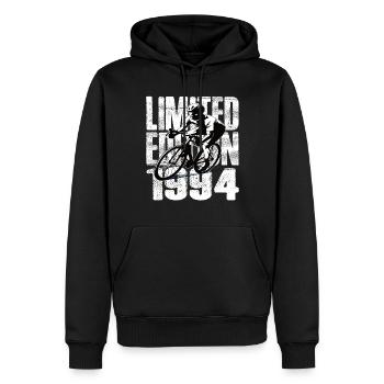 Édition limitée 1994 Édition limitée anniversaire - Sweat à capuche Premium bio Homme - noir - Devant - Nico (187cm)