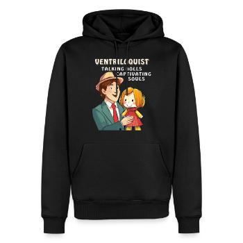 VENTRILOQUIST TALKING DOLLS CAPTIVATING SOULS - Men’s Premium Organic Hoodie - black - Front - Nico (187cm)