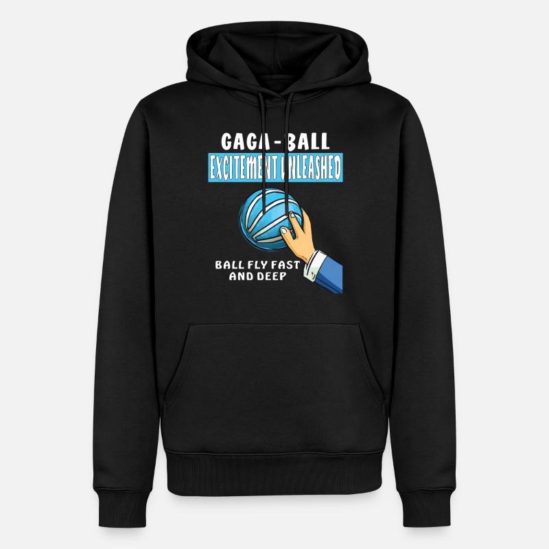 L’EXCITATION DU BAL GAGA DÉCHAÎNÉE - Sweat à capuche Premium bio Homme - noir