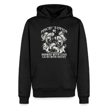 Fische Horoskop Pisces Potion - Männer Premium Bio Hoodie - Schwarz - Vorne - Nico (187cm)