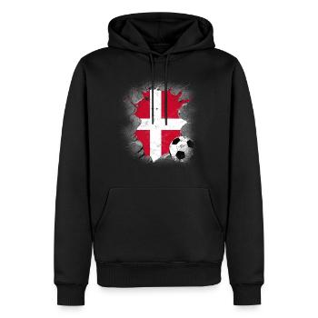 Dänemark Geschenk Europe Nation Denmark Copenhagen - Männer Premium Bio Hoodie - Schwarz - Vorne - Nico (187cm)