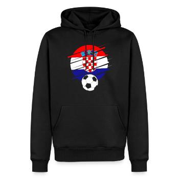 Dänemark Geschenk Europe Nation Denmark Copenhagen - Männer Premium Bio Hoodie - Schwarz - Vorne - Nico (187cm)