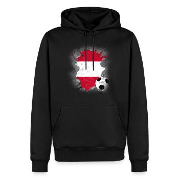 Austria Österreich Wien Steiermark Tirol - Männer Premium Bio Hoodie - Schwarz - Vorne - Nico (187cm)