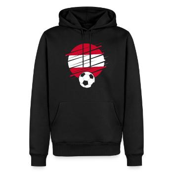 Austria Österreich Wien Steiermark Tirol - Männer Premium Bio Hoodie - Schwarz - Vorne - Nico (187cm)
