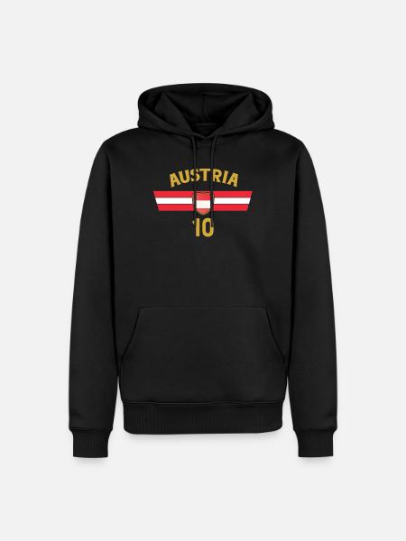 Austria Austria Vienna Styria Tyrol - Men’s Premium Organic Hoodie - black