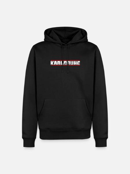 Karlsruhe - Sweat à capuche Premium bio Homme - noir
