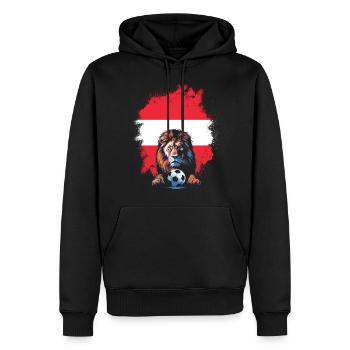 Austria Österreich Wien Steiermark Tirol - Männer Premium Bio Hoodie - Schwarz - Vorne - Nico (187cm)