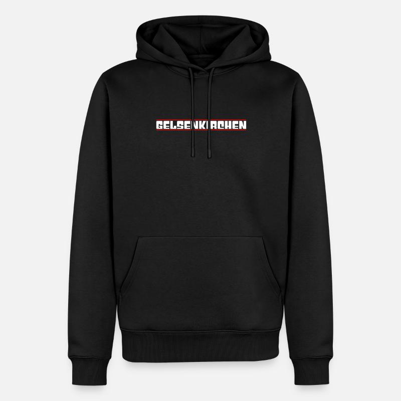 Gelsenkirchen - Sweat à capuche Premium bio Homme - noir