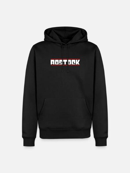 Rostock - Men’s Premium Organic Hoodie - black