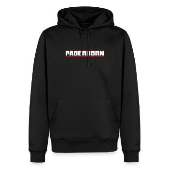 Paderborn - Sweat à capuche Premium bio Homme - noir - Devant - Nico (187cm)