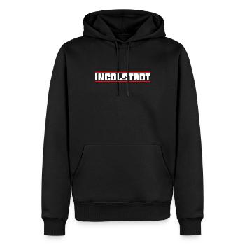 Ingolstadt - Sweat à capuche Premium bio Homme - noir - Devant - Nico (187cm)
