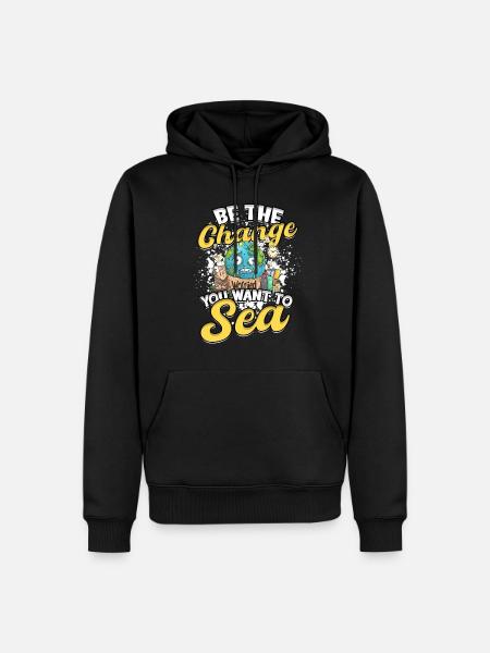 Umweltschutz Umweltschützer Recyceln - Männer Premium Bio Hoodie - Schwarz