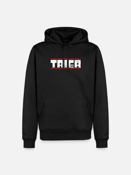 Trier - Men’s Premium Organic Hoodie - black