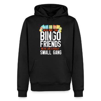 Bingo Player Friends Besties - Männer Premium Bio Hoodie - Schwarz - Vorne - Nico (187cm)
