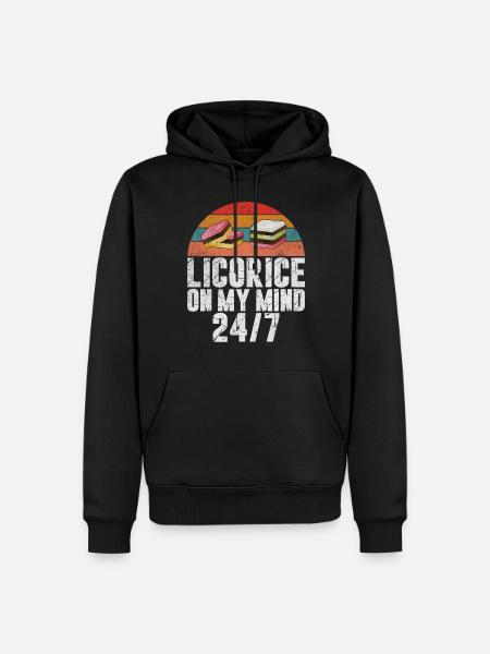 Licorice Gifts - Men’s Premium Organic Hoodie - black