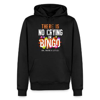 Bingo Player There Is No Crying In - Männer Premium Bio Hoodie - Schwarz - Vorne - Nico (187cm)
