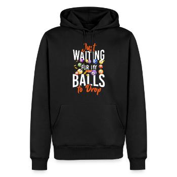 Bingo Player Pun Just Waiting For - Männer Premium Bio Hoodie - Schwarz - Vorne - Nico (187cm)
