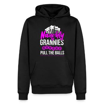 Bingo Player Grandma Naughty - Männer Premium Bio Hoodie - Schwarz - Vorne - Nico (187cm)