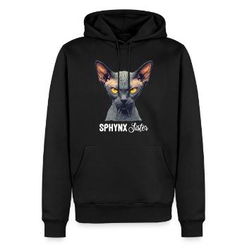 Sphynx Kätzchen Sphynx Katze - Männer Premium Bio Hoodie - Schwarz - Vorne - Nico (187cm)