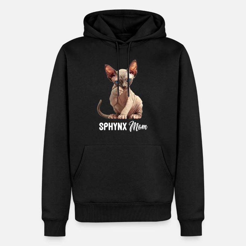 Sphynx Kätzchen Sphynx Katze - Männer Premium Bio Hoodie - Schwarz