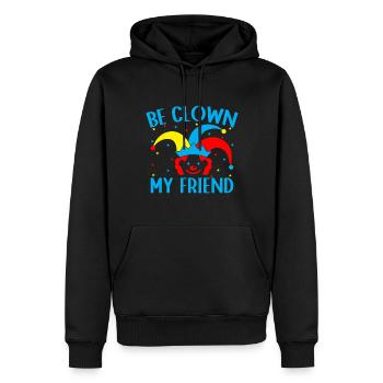 Be Clown My Friend Circus Performer Costume Gifts - Männer Premium Bio Hoodie - Schwarz - Vorne - Nico (187cm)