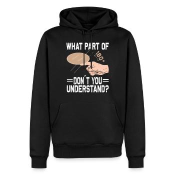 Bierdeckel Umdrehen Spiel Bier - Männer Premium Bio Hoodie - Schwarz - Vorne - Nico (187cm)