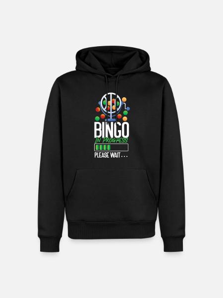 Bingo Player Bingo In Progress - Men’s Premium Organic Hoodie - black