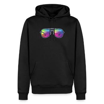 Anniversaire Naissancegay Naissance-gay Gay Gay - Sweat à capuche Premium bio Homme - noir - Devant - Nico (187cm)