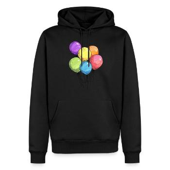 Birthday Birthgay Birth-gay Lgbt Gay - Men’s Premium Organic Hoodie - black - Front - Nico (187cm)