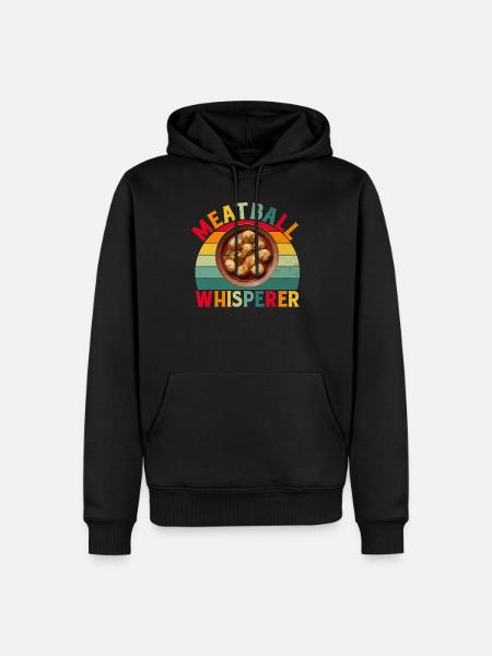 Meatball Lovers Gifts - Men’s Premium Organic Hoodie - black
