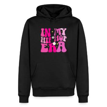 Danseurs HipHop Breakdance Hip Hop Années 80 90 - Sweat à capuche Premium bio Homme - noir - Devant - Nico (187cm)