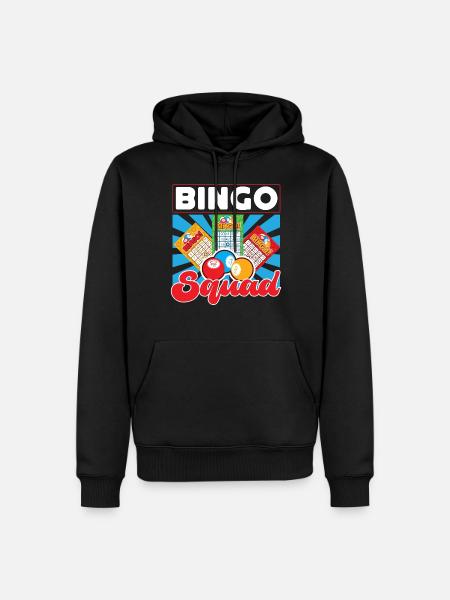 Bingo Player Bingo Squad - Men’s Premium Organic Hoodie - black