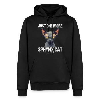 Sphynx Kätzchen Sphynx Katze - Männer Premium Bio Hoodie - Schwarz - Vorne - Nico (187cm)