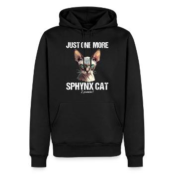 Sphynx Kätzchen Sphynx Katze - Männer Premium Bio Hoodie - Schwarz - Vorne - Nico (187cm)
