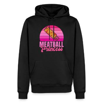 Meatball Lovers Gifts - Männer Premium Bio Hoodie - Schwarz - Vorne - Nico (187cm)